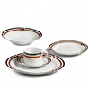 HARVIT Nativity Set Fine Porcelain 30PC Dinnerware Sets-Contemporary Design Dishwasher/Microwave/Oven Safe