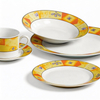 30pcs Turkish Porcelain Dinner Set-Fine Chinese Porcelain Daily Use Dinnerware Harvit Brand Flower Design for Party Occasions