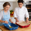 Disposable Ceramic Bake Tray Bakeware Wholesale From Guangdong HARVIT Brand