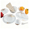 Thermal Shock Proof Wholesale Tableware Turkish Market Opal Ware Glassware Dinner Set Products With Gift Box Packing