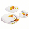 Ceramic Porcelain 20PC Square Shape Dinner Set Contemporary Design HARVIT/CUSTOMER Brand Cheap Price