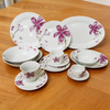 47pcs Hunan Porcelain Dinnerware Set-Microwave & Dishwasher Safe Leak-Proof