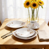 Ceramic Porcelain 20PC Square Shape Dinner Set Contemporary Design HARVIT/CUSTOMER Brand Cheap Price