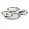 30pcs Turkish Porcelain Dinner Set-Fine Chinese Porcelain Daily Use Dinnerware Harvit Brand Flower Design for Party Occasions