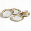 20PCS Porcelain Dinner Set with Contemporary Design Cheap White Dinnerware for Restaurant Use