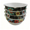 HARVIT Contemporary Eco-Friendly Ceramic Thermos Soup/Dessert/Rice Bowls-Personalized Mixing Serving Bowls for Business Gifts