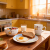 Harvit Ceramic Children's Dinner Set Porcelain Cup Bowl Plate Exclusive Dinnerware Cartoon Design Dishwasher Microwave Oven Safe