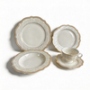New Eco-Friendly Bone China 20-Piece Modern Dinnerware Set Dishwasher & Microwave Safe for Home Use