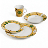 Blue and White Chinese Porcelain Dinnerware Set-Flower Design Party Use 8-Piece Round Decal Dubai Dinnerware