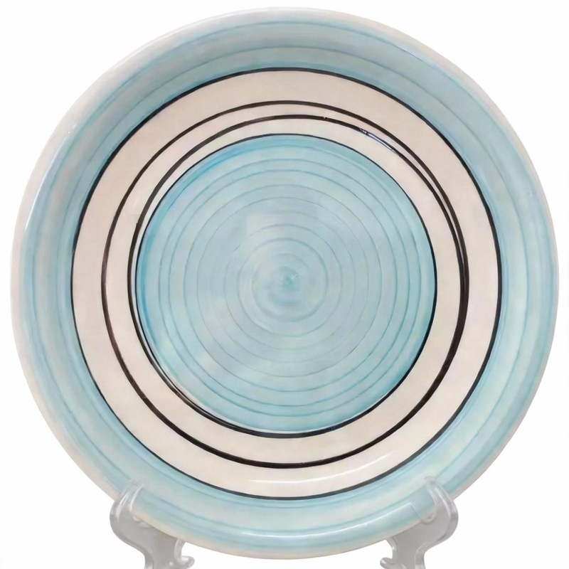 HARVIT Eco-Friendly Ceramic Stoneware 10.5" Painted Plate From Shandong