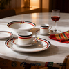 HARVIT Nativity Set Fine Porcelain 30PC Dinnerware Sets-Contemporary Design Dishwasher/Microwave/Oven Safe