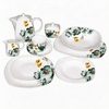 Wholesale Harvit Ceramic Porcelain Dinnerware Sets 47-Piece Flower Design Party-Ready Guangxi Origin