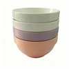 HARVIT Contemporary Eco-Friendly Ceramic Thermos Soup/Dessert/Rice Bowls-Personalized Mixing Serving Bowls for Business Gifts