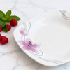 HARVIT Modern Durable Opalware Dinnerware Sets-4-Piece Square Design Dishwasher Safe