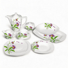 Wholesale Harvit Ceramic Porcelain Dinnerware Sets 47-Piece Flower Design Party-Ready Guangxi Origin